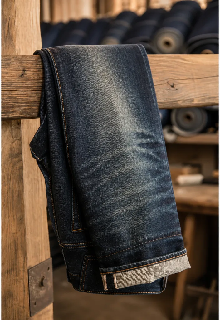 Denim jeans production with custom washes