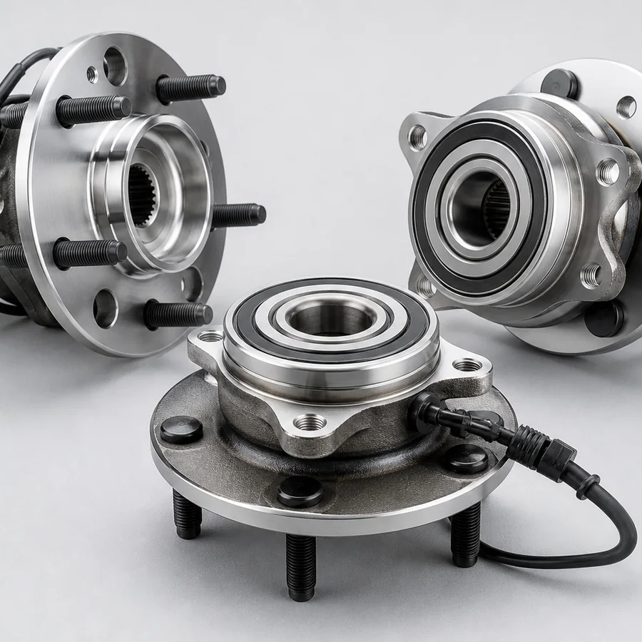 Wheel hub bearing assemblies with ABS sensor cables