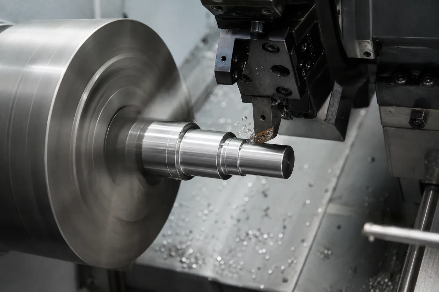 CNC turning stainless steel shaft
