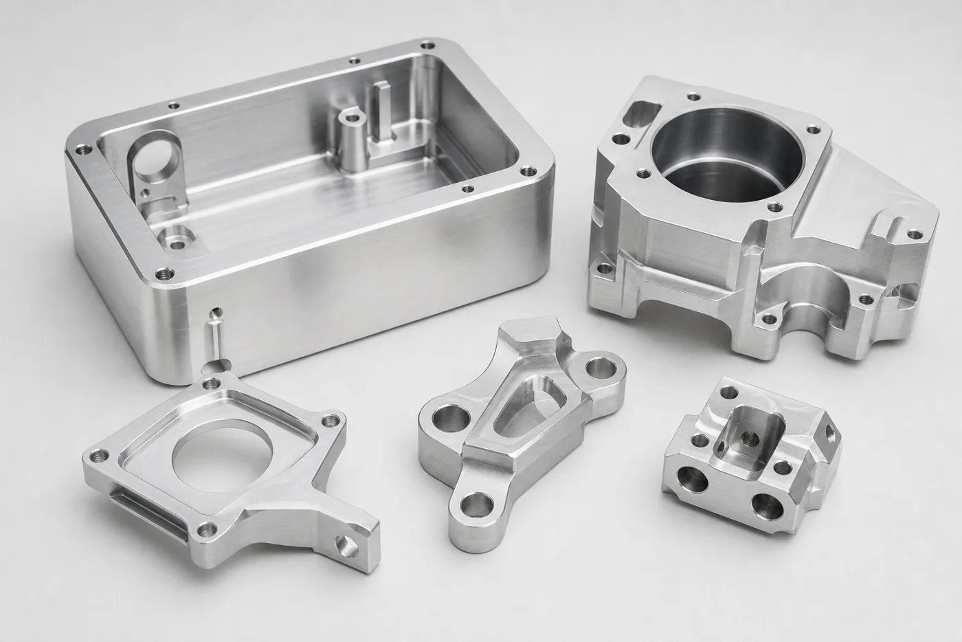 CNC milled aluminum housings