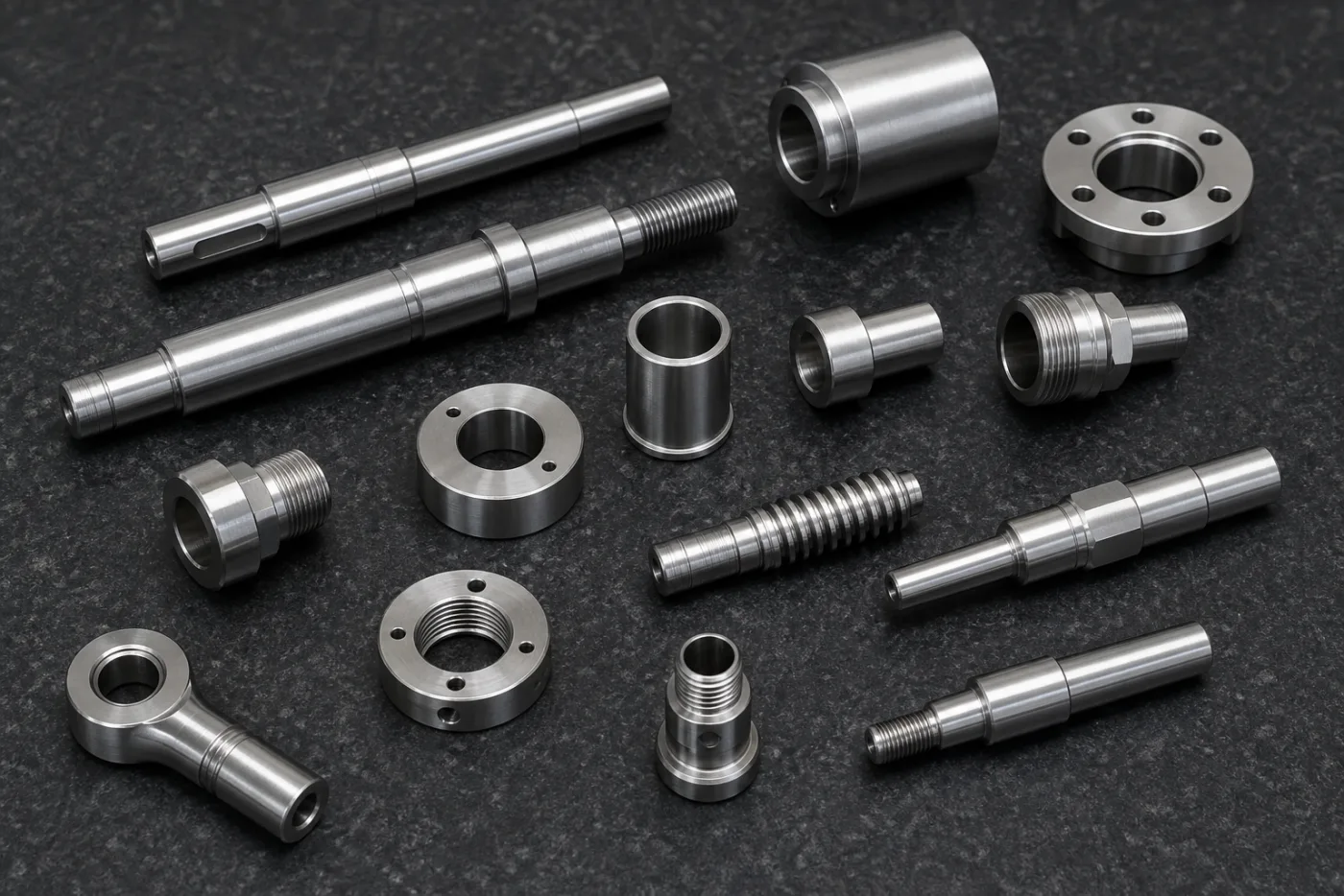 CNC turned stainless steel parts