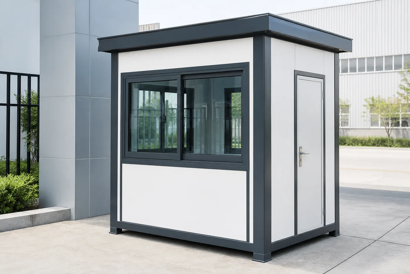 Portable cabin guard house unit