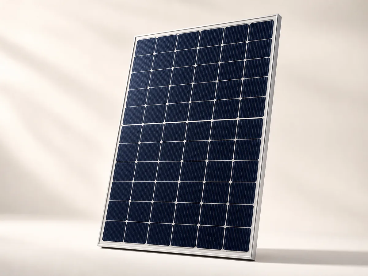 Bifacial dual-glass TOPCon solar panel with silver frame