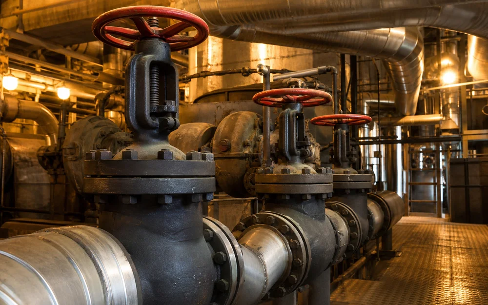 Globe valves on power plant steam lines